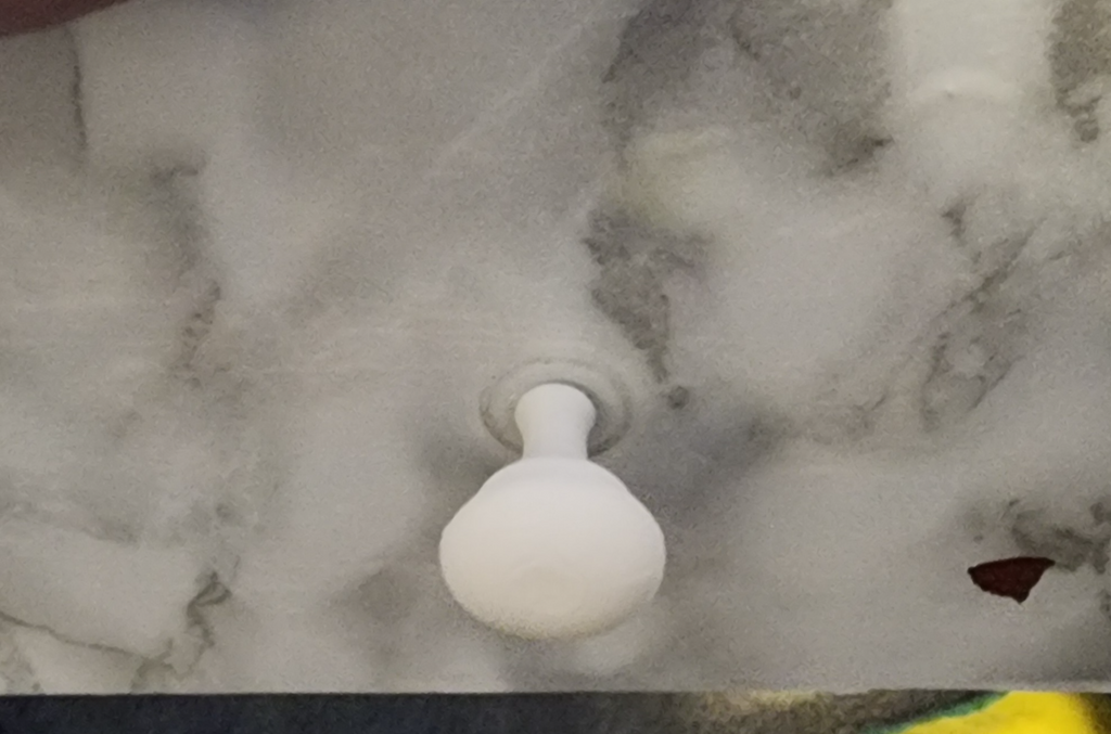 Simple dresser, cabinet or desk knob