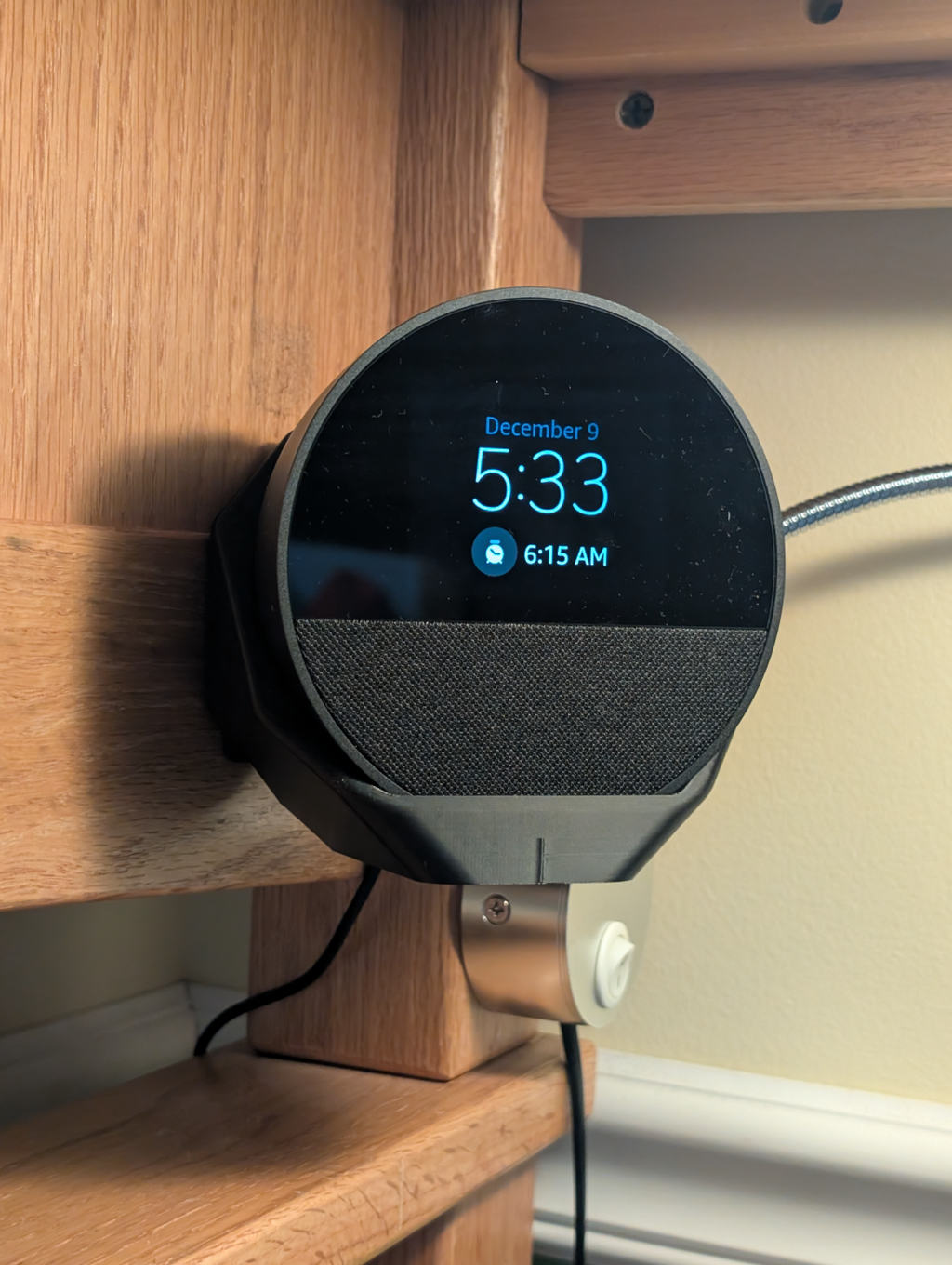 Amazon Echo Spot (2024) Angled Wall Mount Bracket