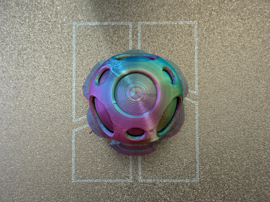 Spinning Sphere Inside Sphere Fidget Toy