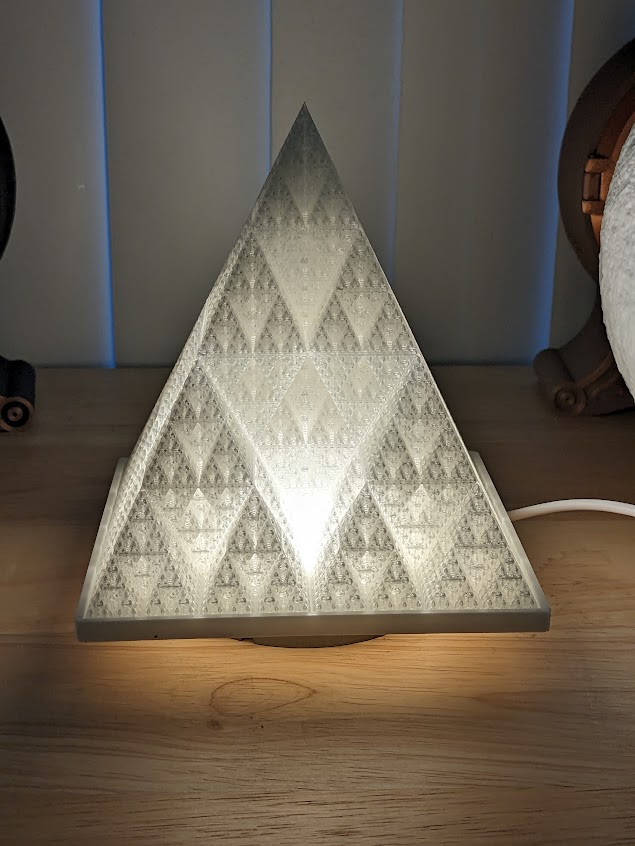 Decorative Lit Fractal Tree