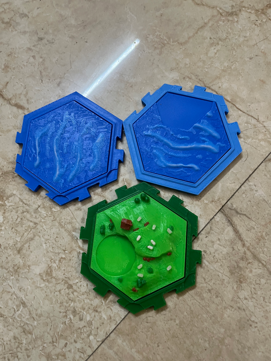 Catan Interlocking Tiles (No Magnets Needed)