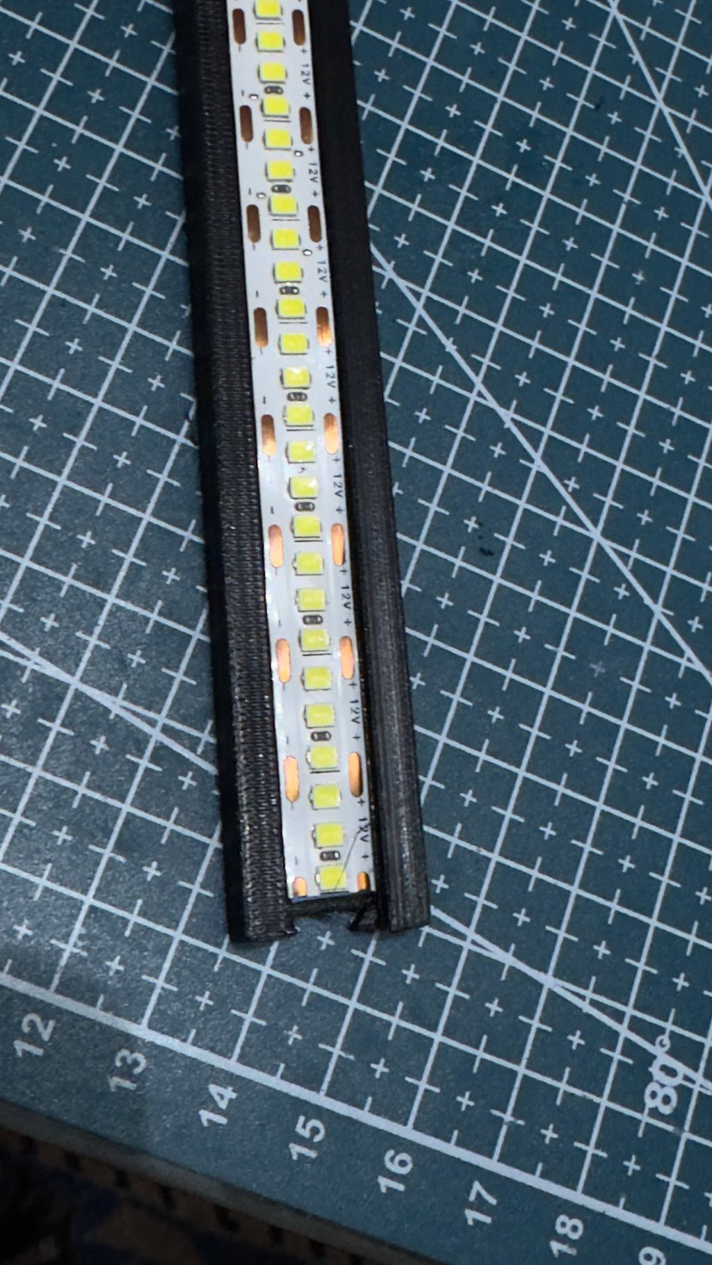 Supporto modulare per strisce LED 10mm