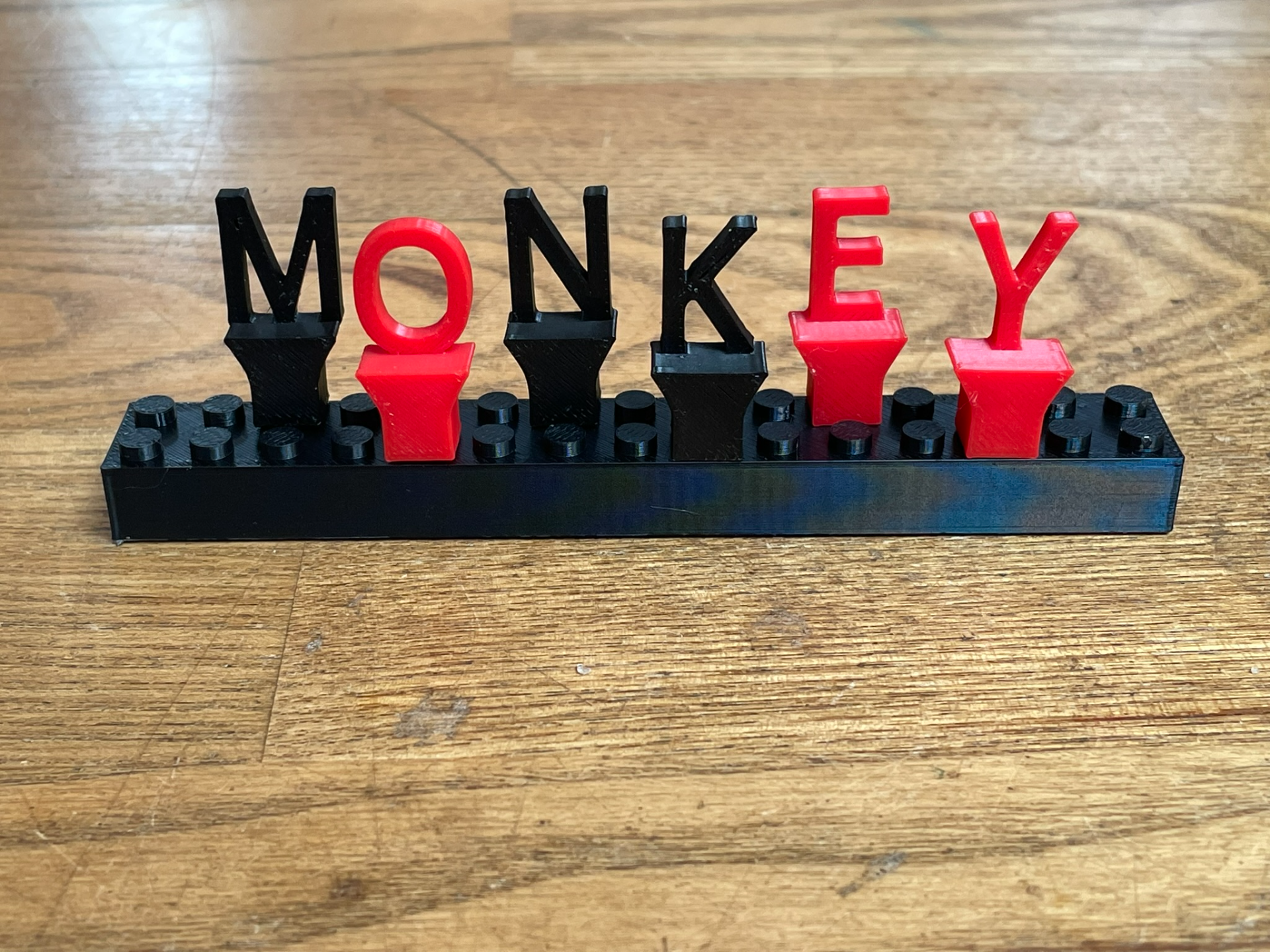 Alphabet letters for bricks