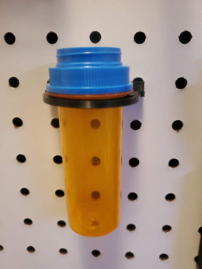 Pegboard container holders