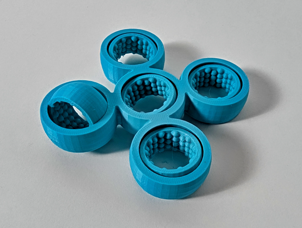 Quintuple Spinner Fidget Toy