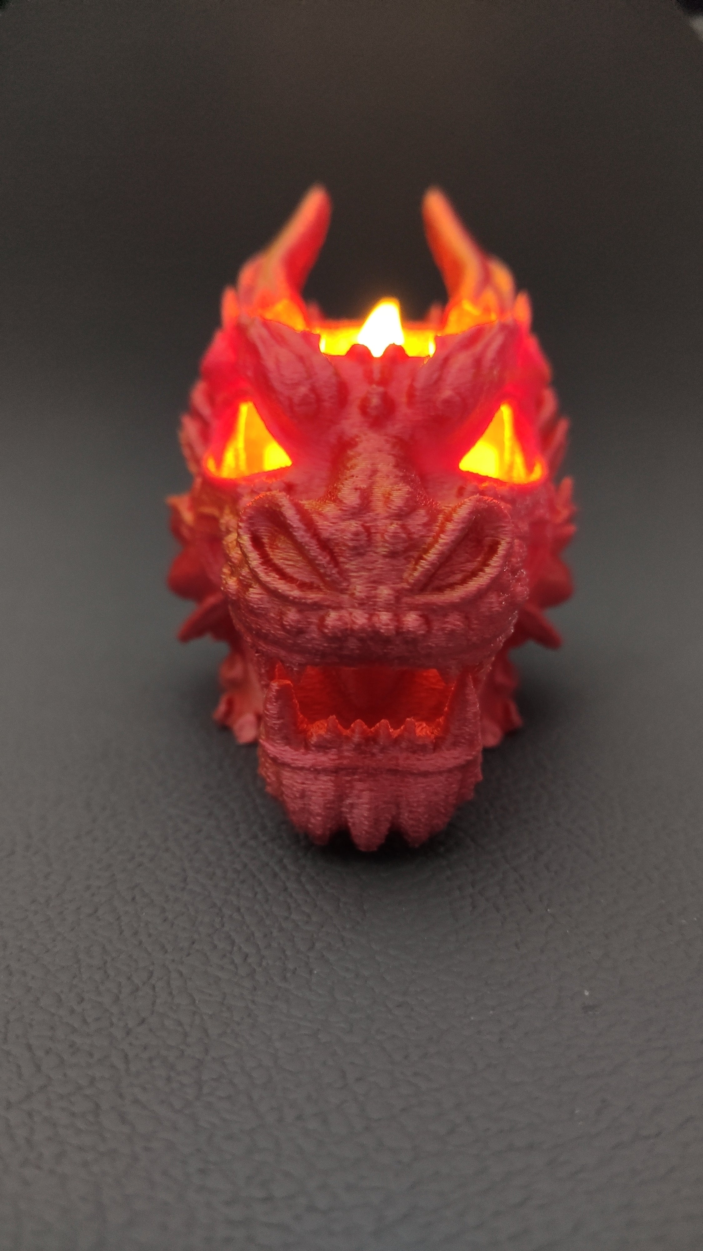 Mini Dragon Head - LED tea light holder