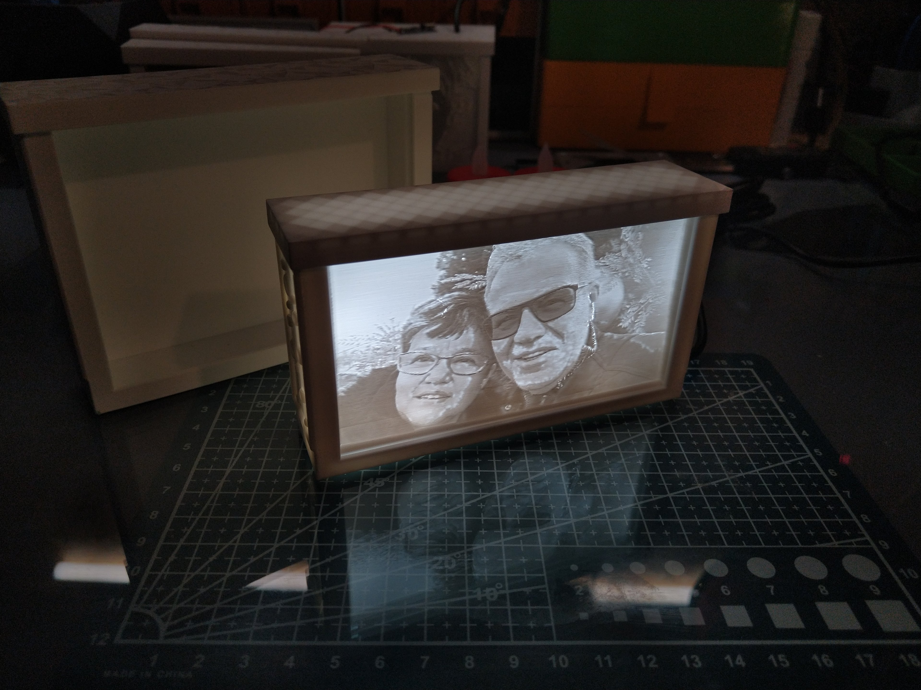 Lithopane Frame Box V3 for LED STRIP