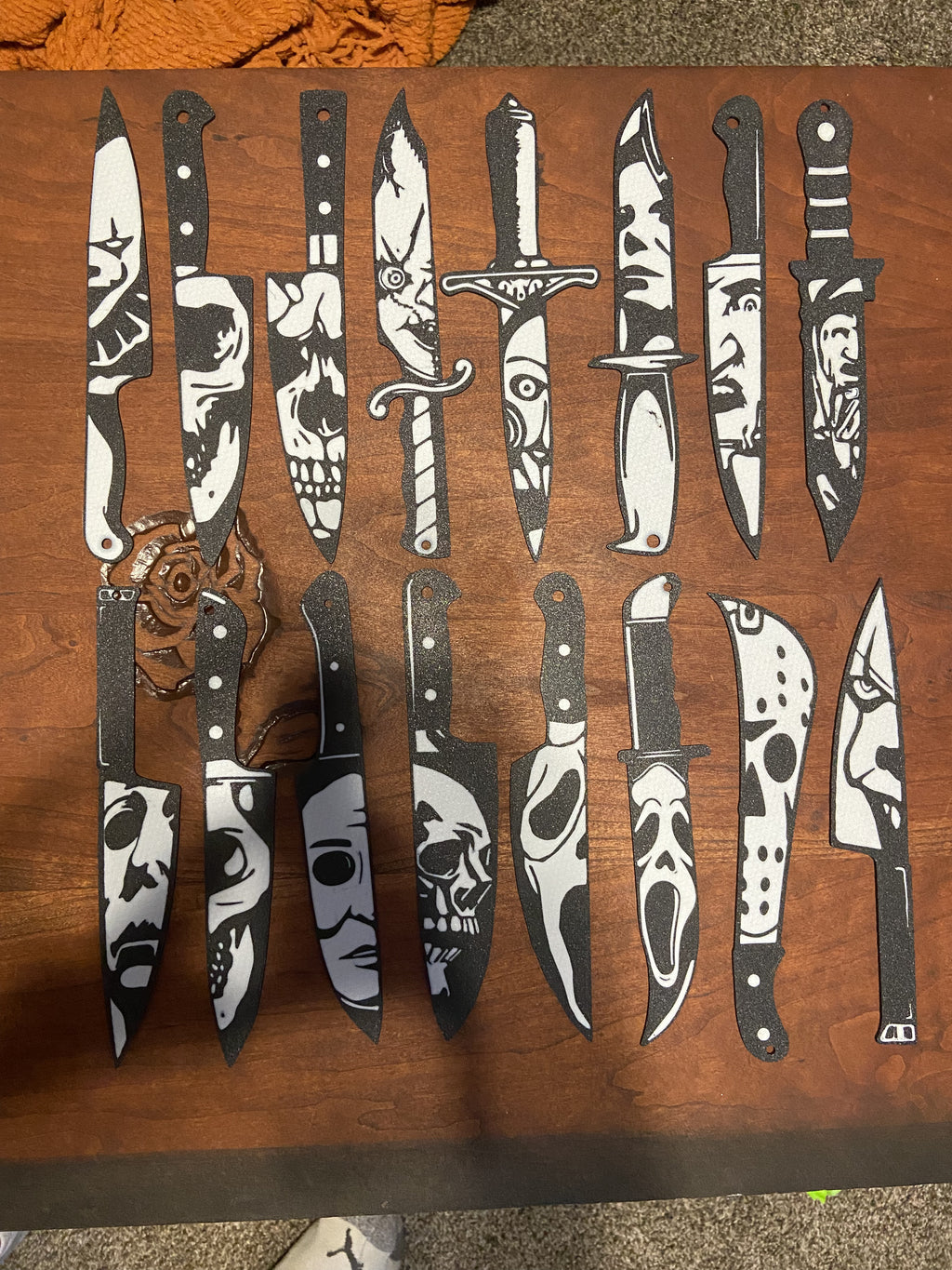Assassins Knives set of 18 Horror Knives