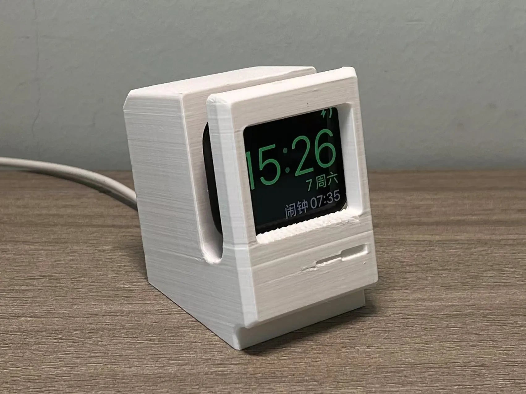 Apple Macintosh|复古麦金塔外观 Apple Watch充电底座