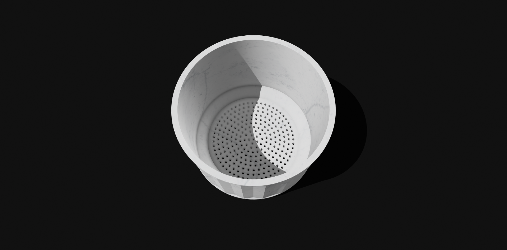Classical Planter with Drainage & Saucer