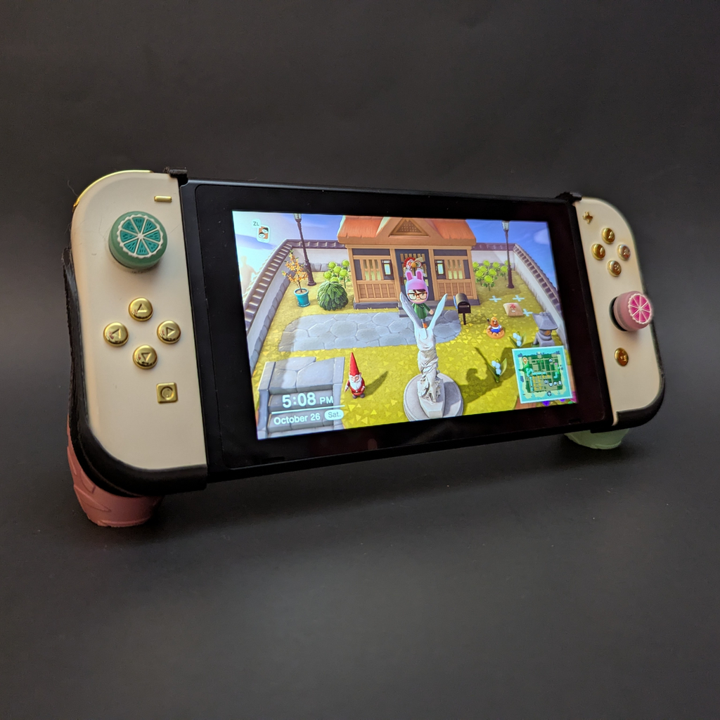 Nintendo Switch Joycon Grip -Leaf Pattern