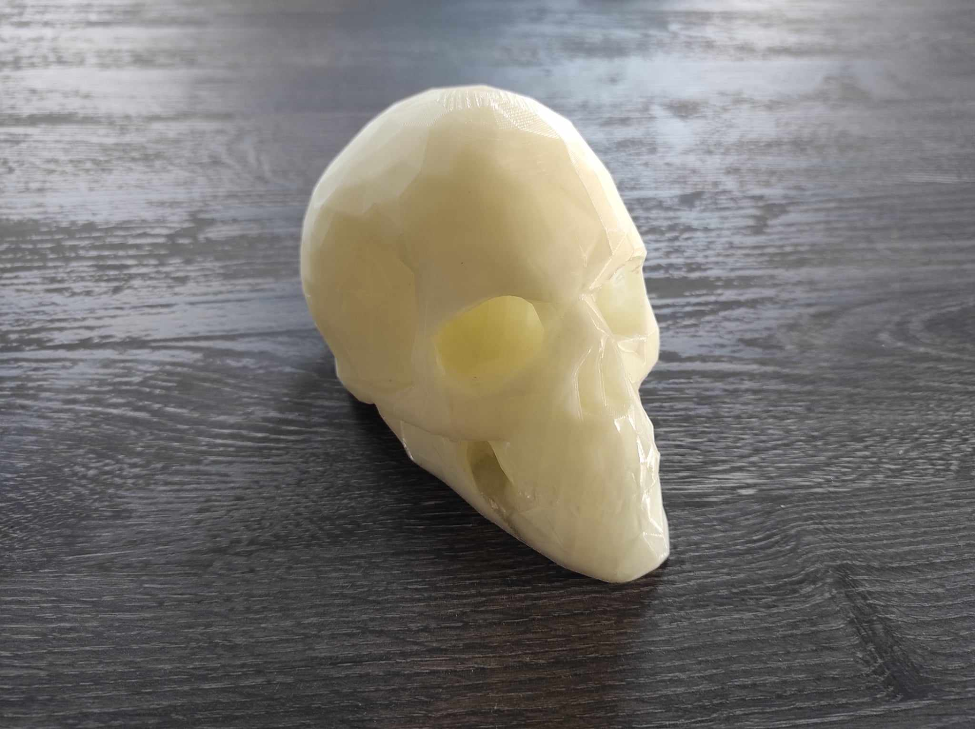 LowPoly Skull from 3D scan
