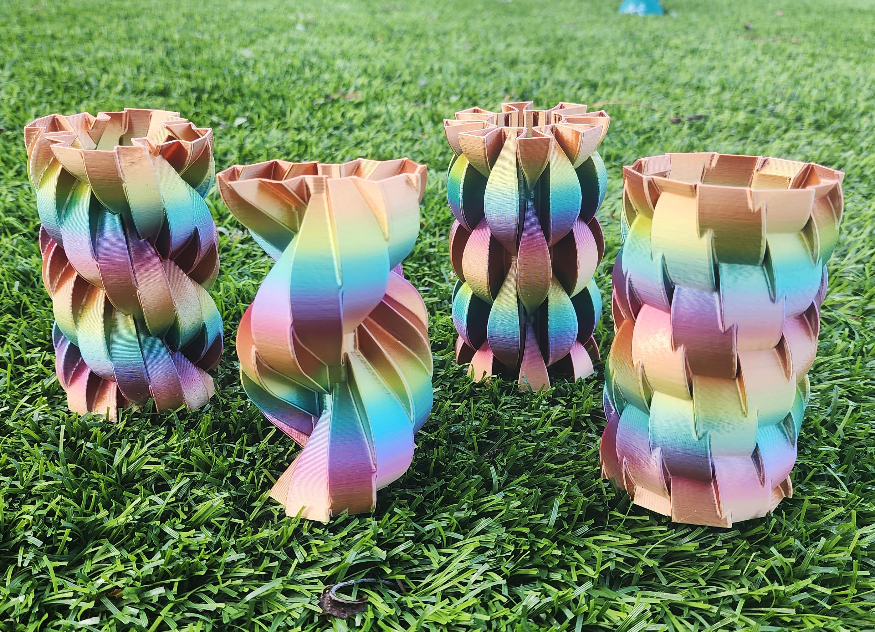 ᛥ Ribbon Spiral Vase Collection ᛥ
