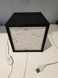 Cube Lamp Lithophane