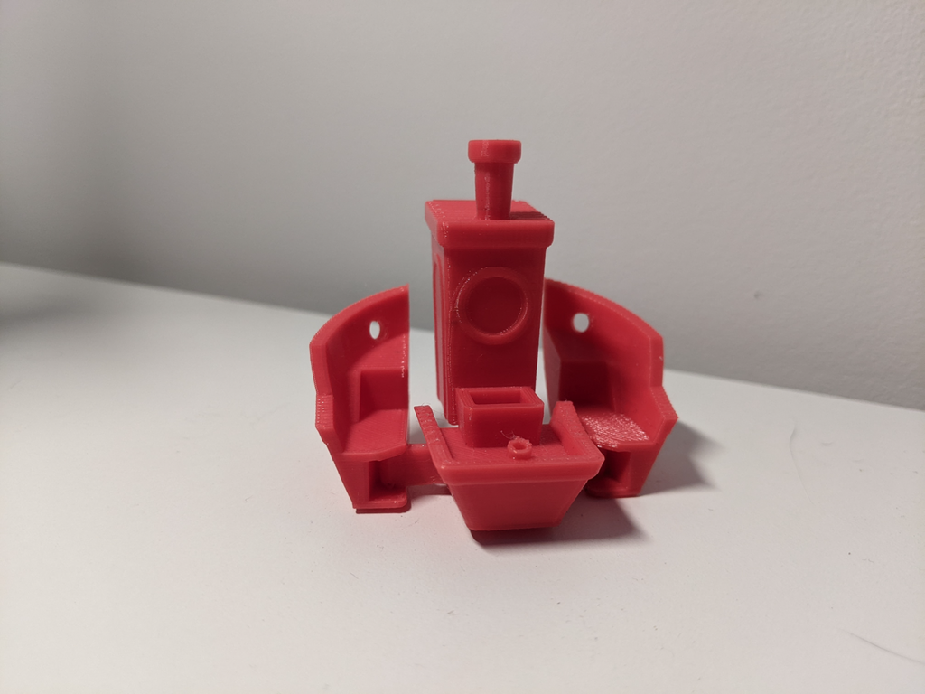 Benchynator - print-in-place, transformer robot.