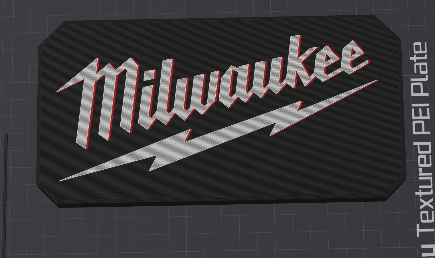 Milwaukee Shadow Logo Slide On Lid Packout Bins