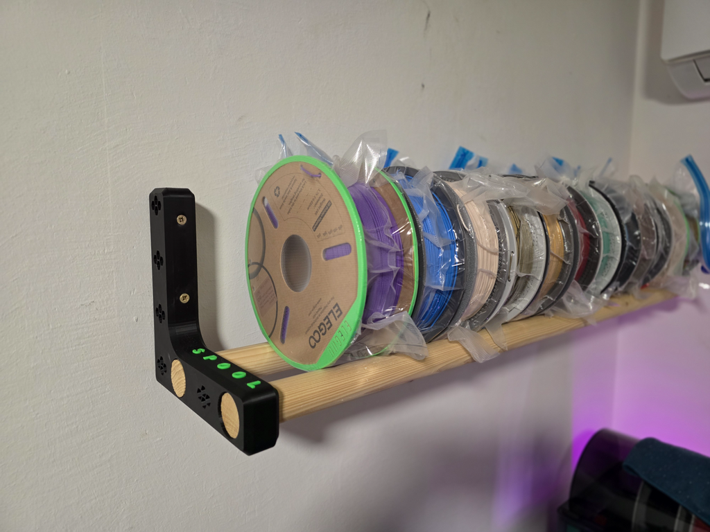 SPOOL WALL HOLDER
