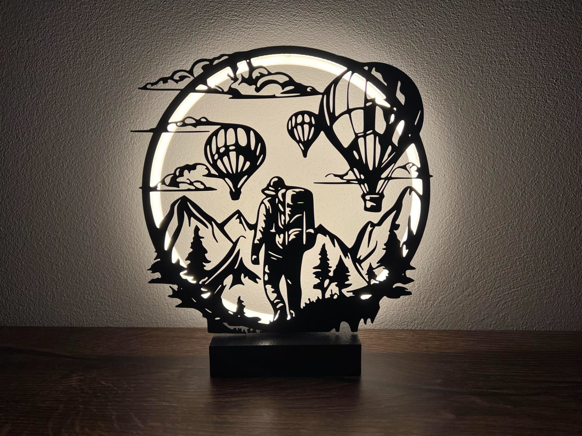 Led Ring Lamp with replacement panels