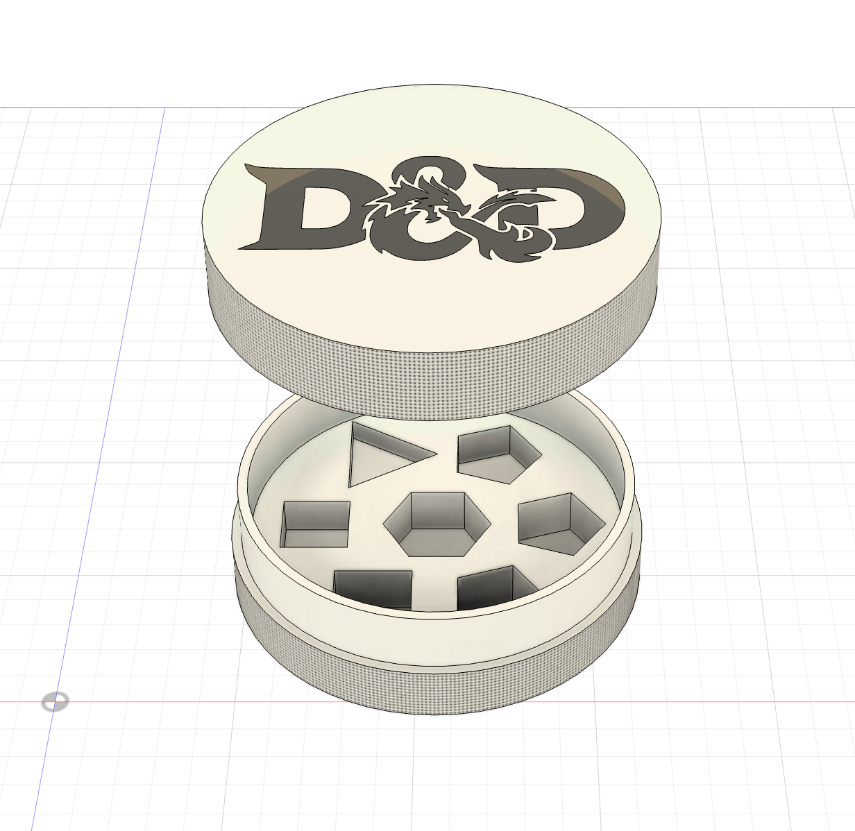Customizable D&D Dice Holder (Portadadi D&D)