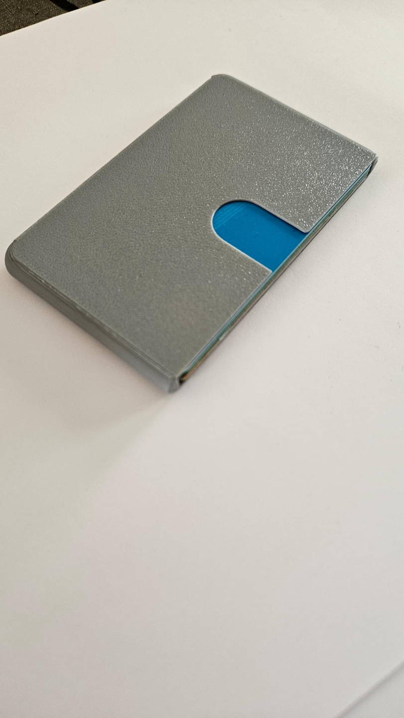 Quick credit card holder