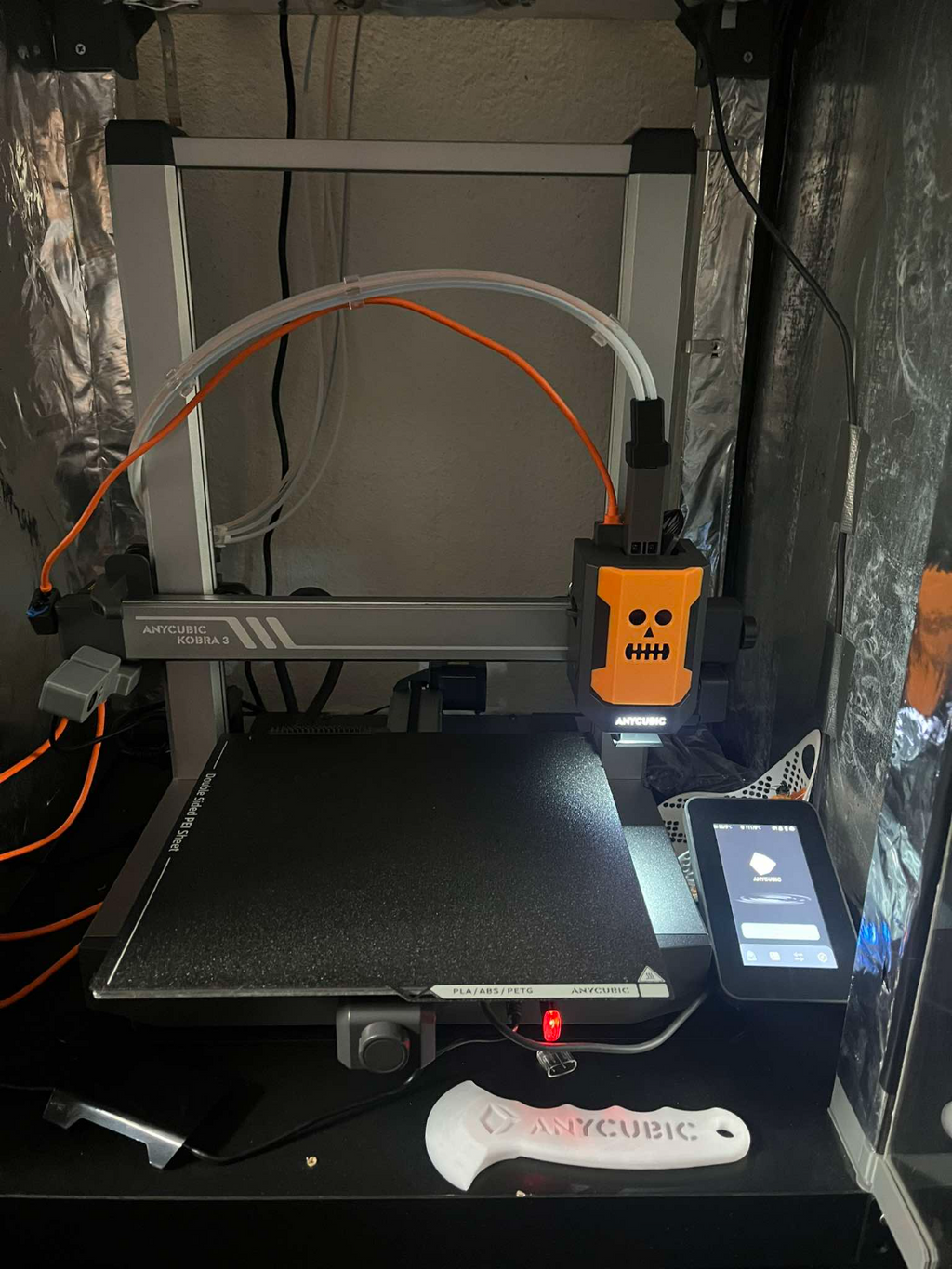 Anycubic Kobra 3 combo hotend cover, halloween