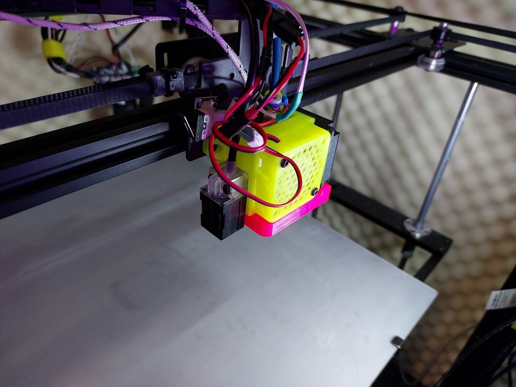 Tronxy X5SA Hotend Case replacement with fanduct