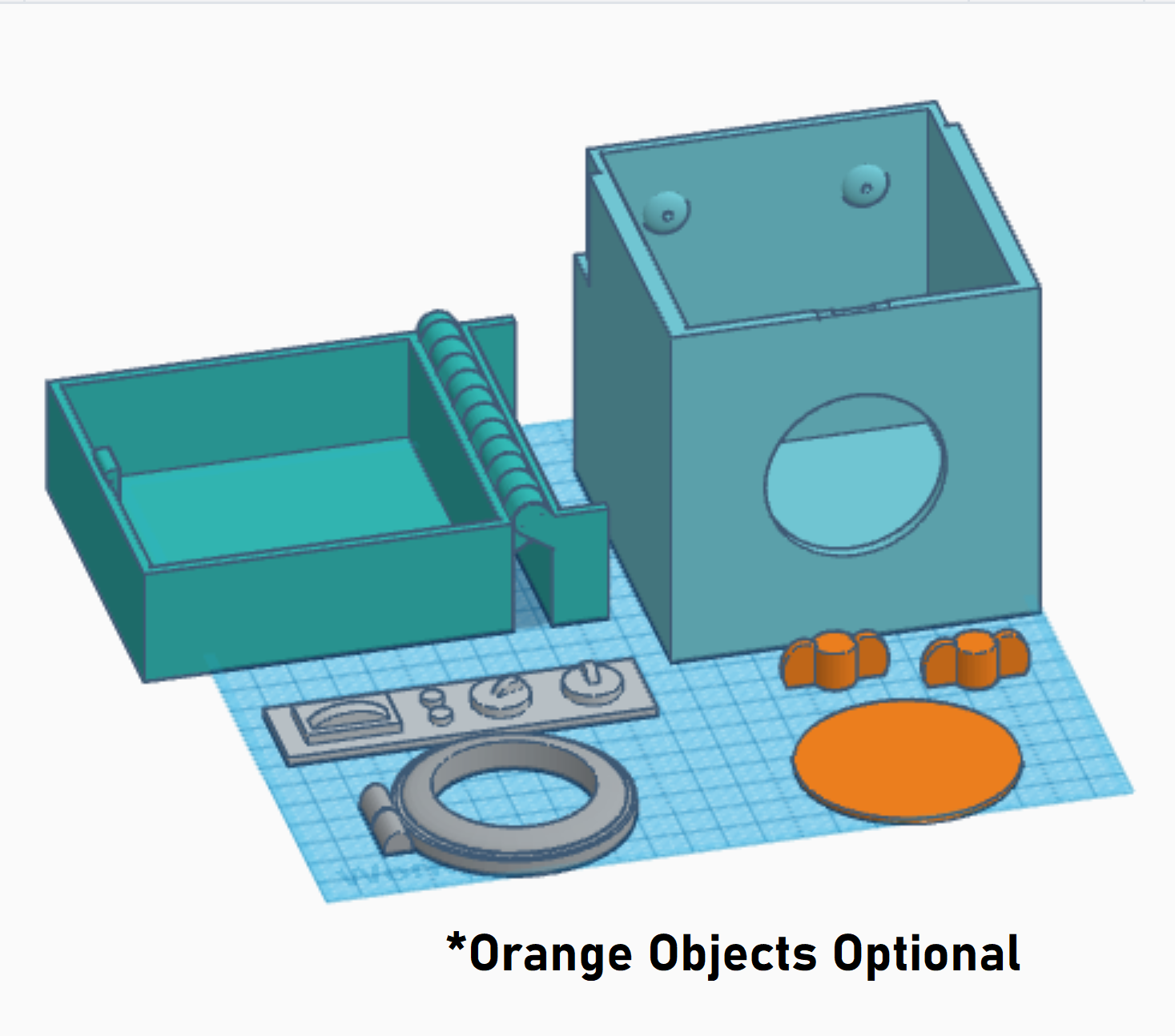 Washing Machine Container Box