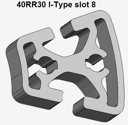 Aluminium Extrusion Profiles, 55 Typs STL files