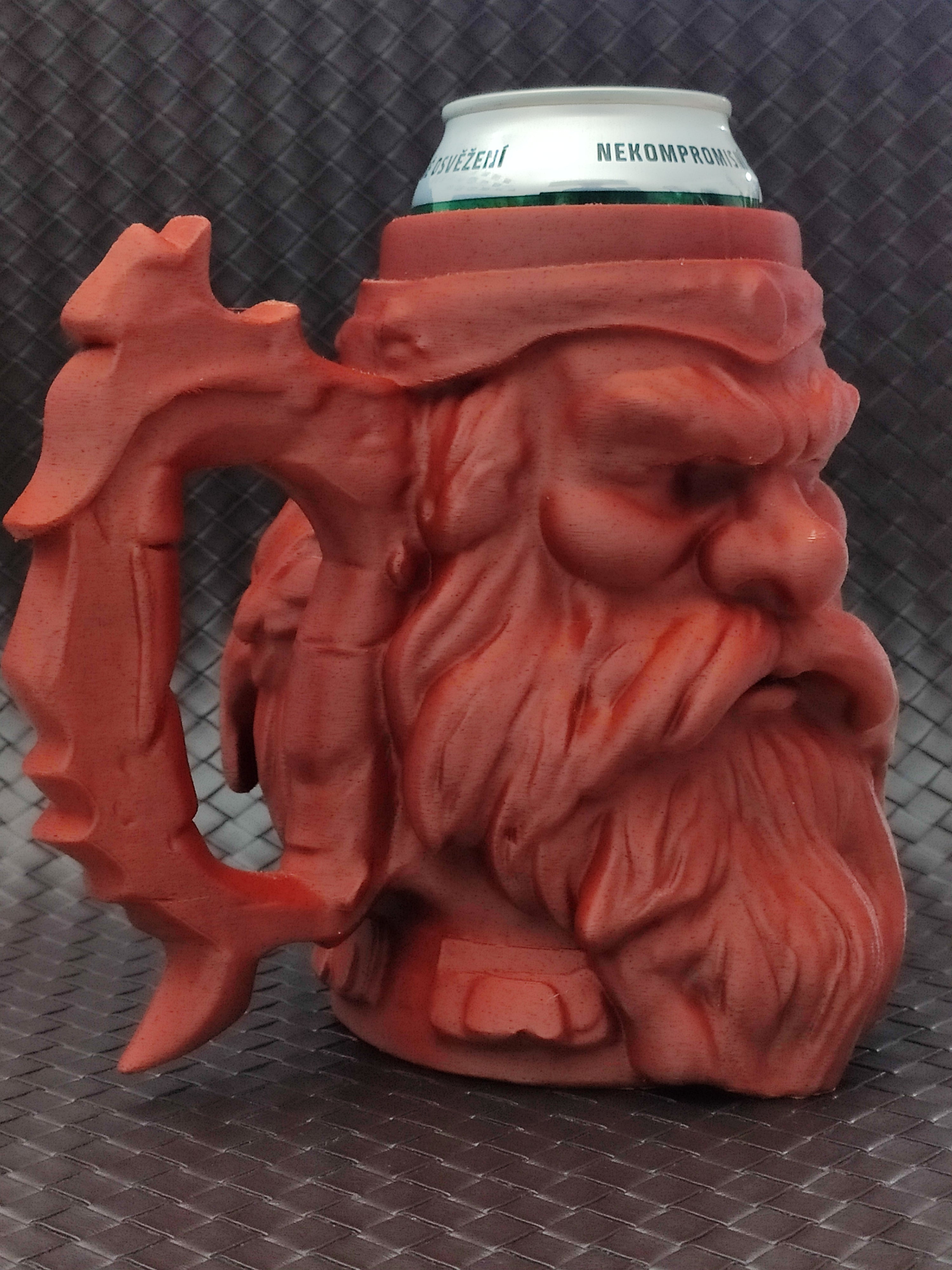 Battle Dwarf - Can Holder (0.5L + 12oz Cans)