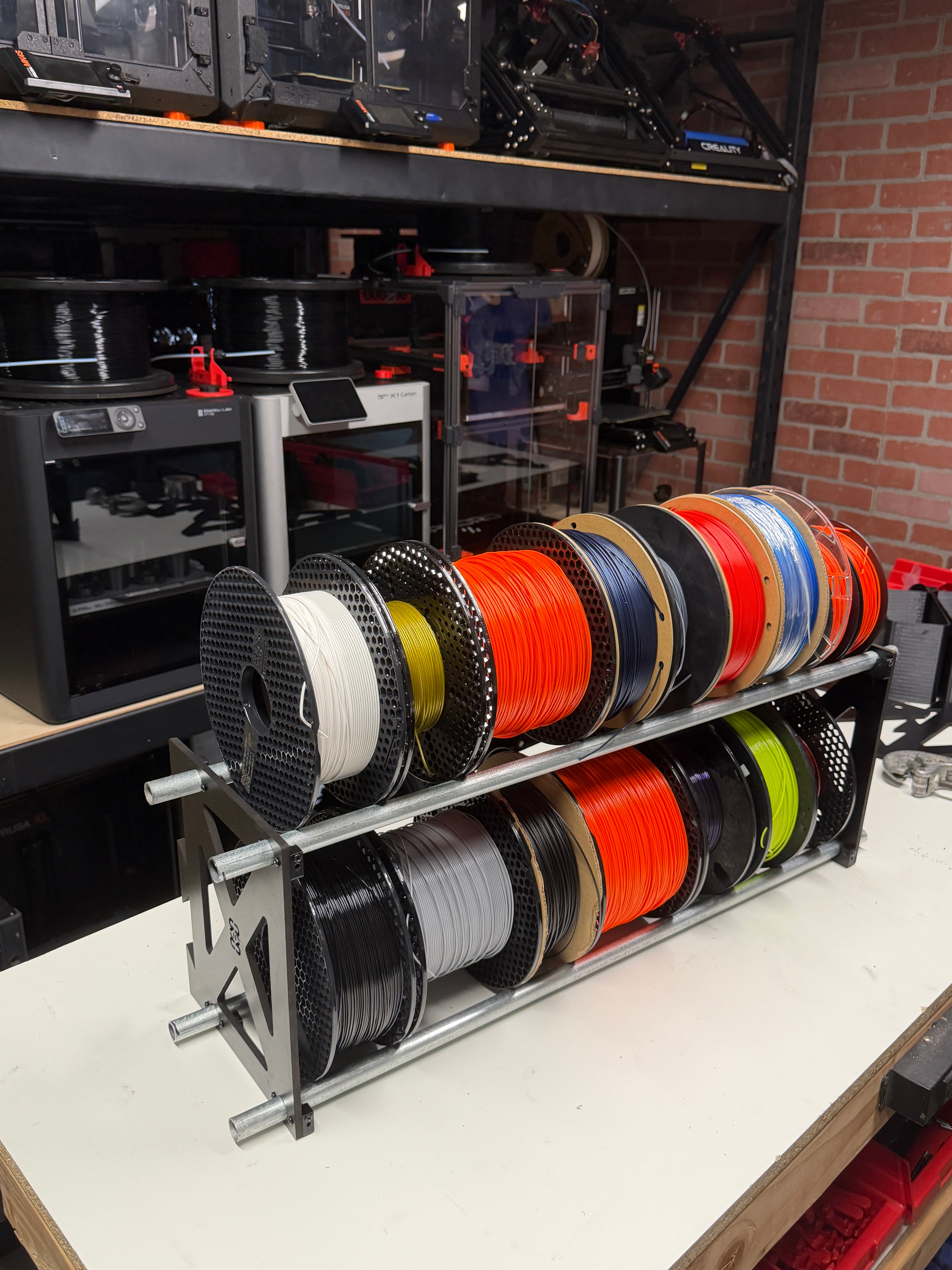 RepRack 2: Open Source Spool & SHELF System!