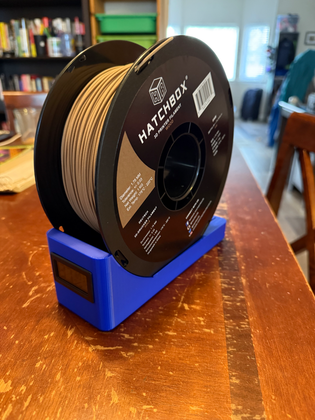 Drybox Insert for Spool, Hygrometer, and Desiccant