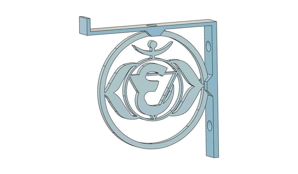 Shelf brackets - chakra / Staffe mensola - chakra