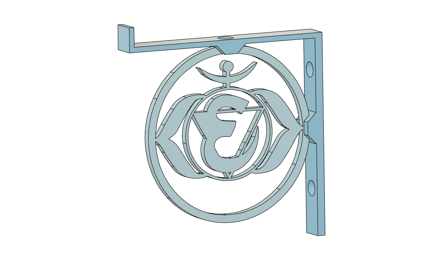 Shelf brackets - chakra / Staffe mensola - chakra