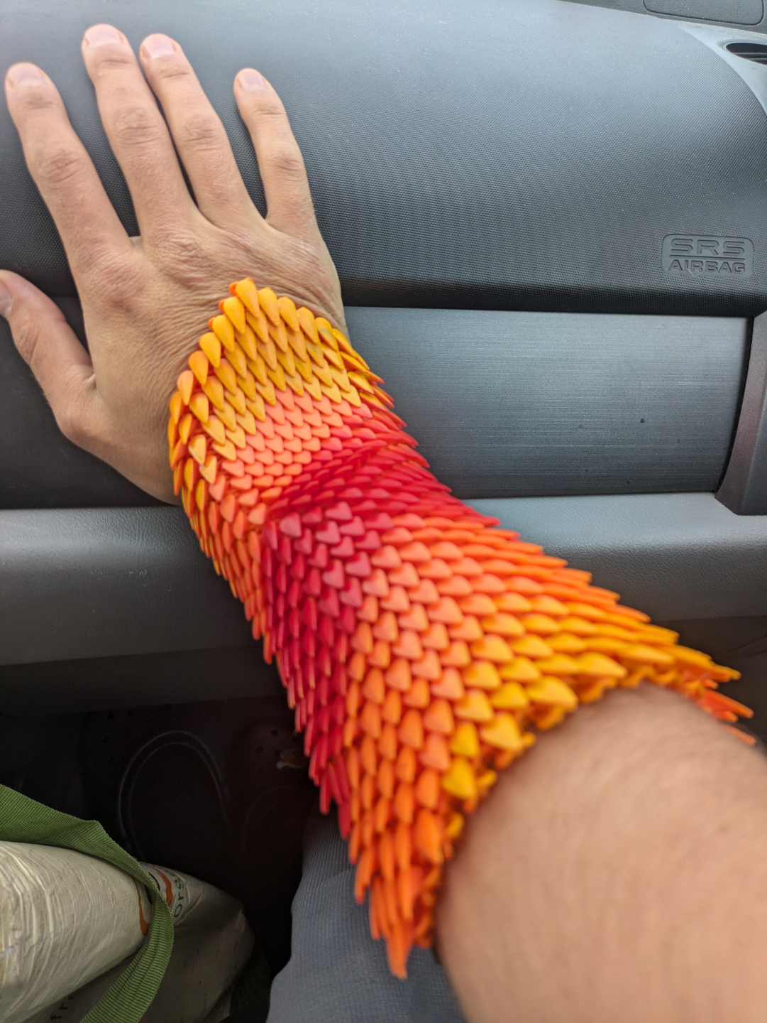 chainmail fabric arm bracer
