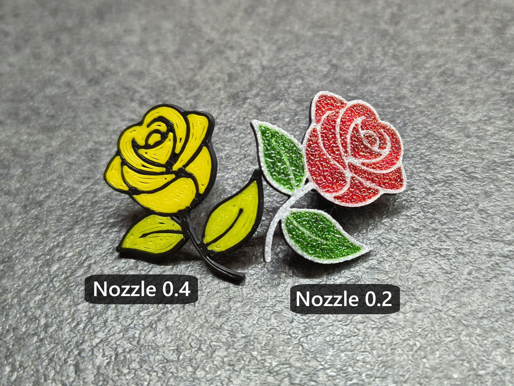Rose Lapel Pin – Elegant Multicolor Brooch