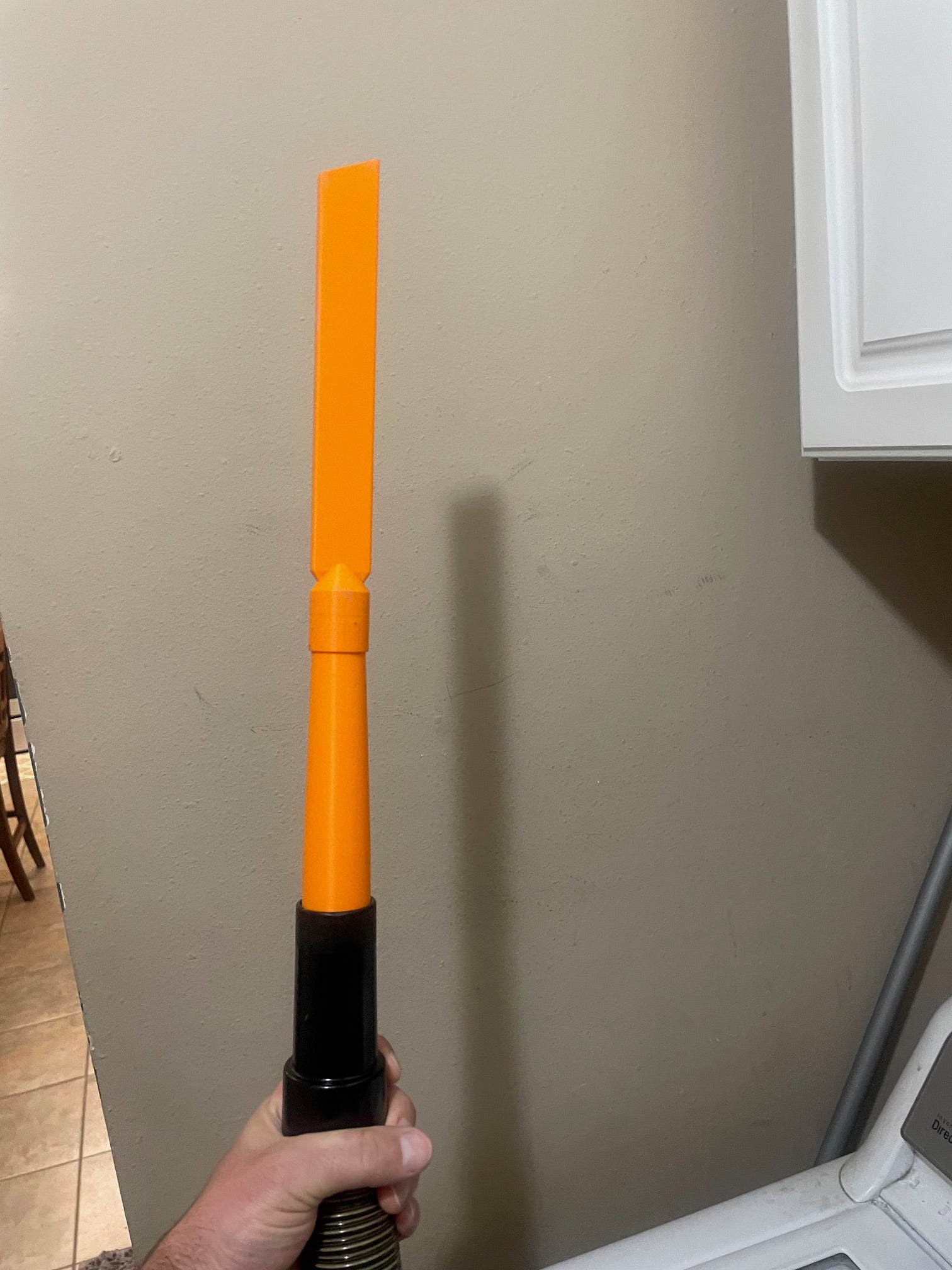 Dryer Lint Trap Vacuum Attachment and Extension