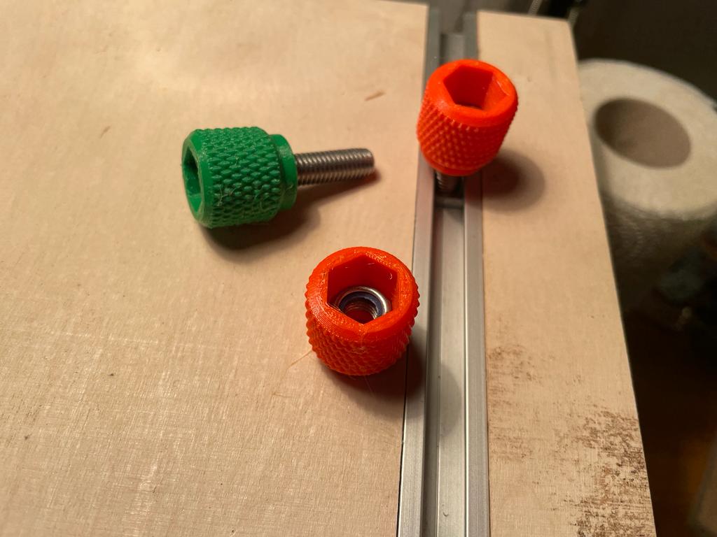 Knurled Screw /Knob/ Nut M3, M4, M5, M6, M8