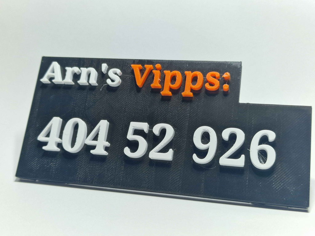 Customizable sign with simple stand