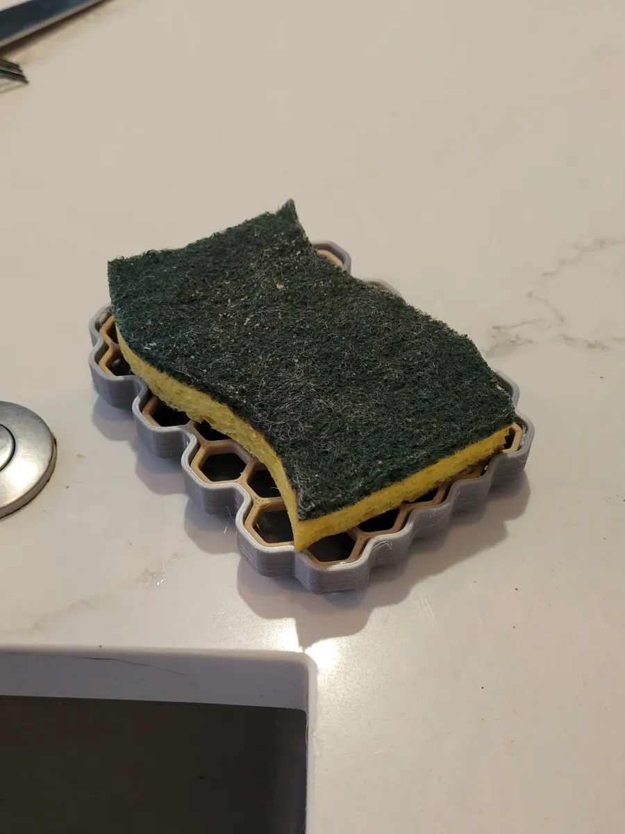 Hexagonal Soap/Sponge Dish