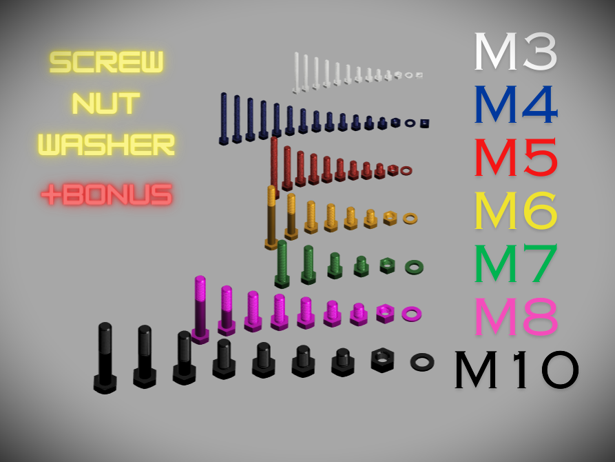 Screw Set M3-M10