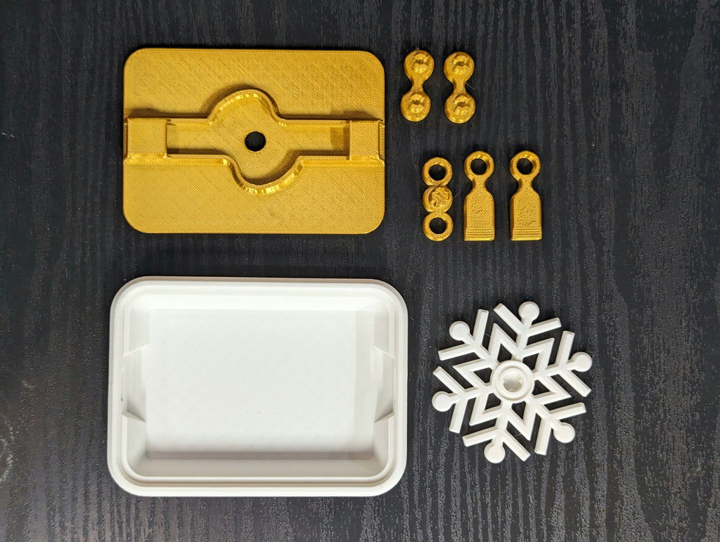 Mechanically Locking Gift Card Box