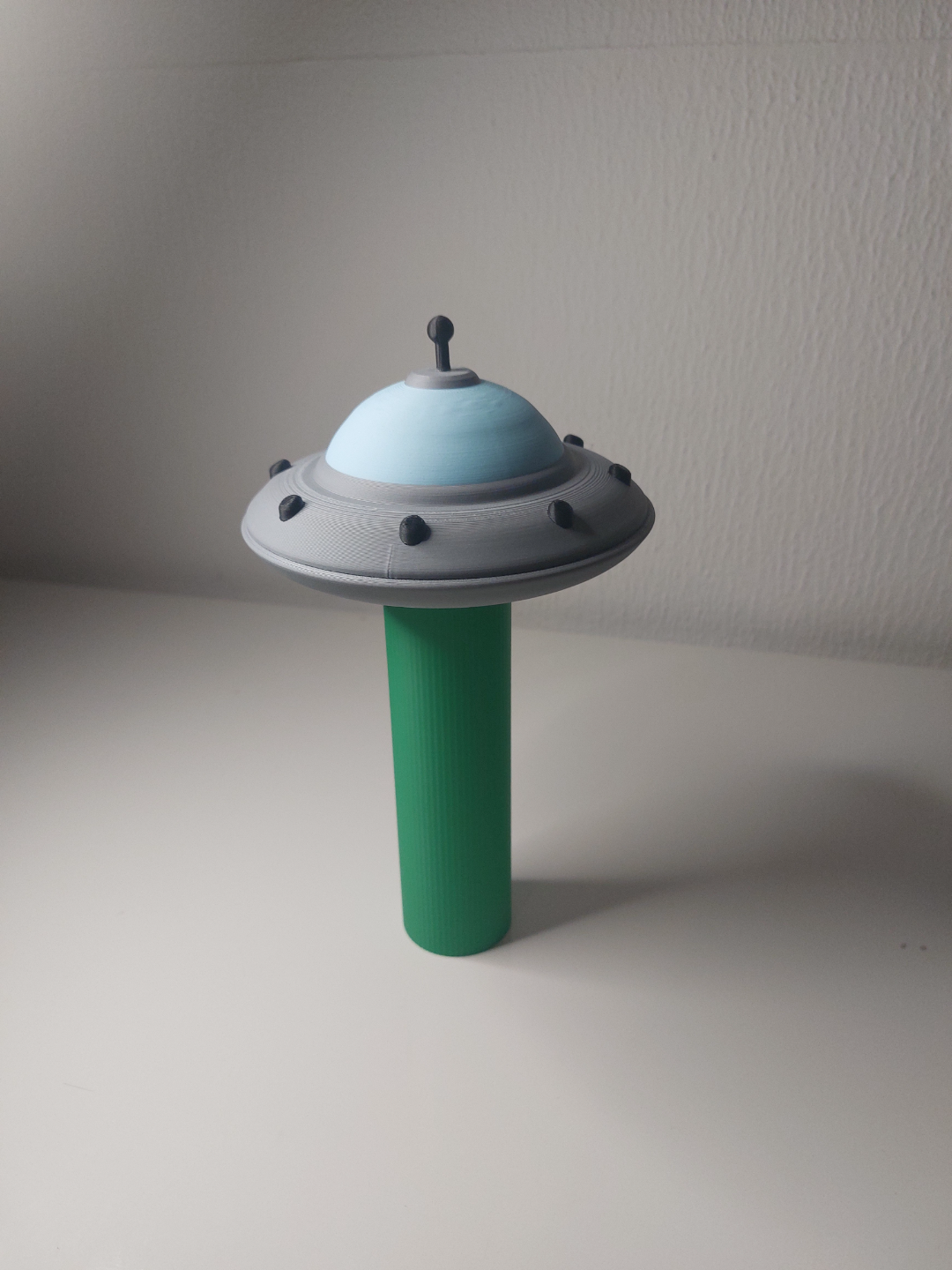 UFO with Light Beam