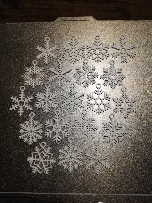 20 Snowflakes Set