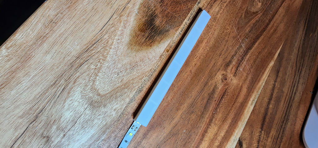 LED Light Strip Mount and Diffuser