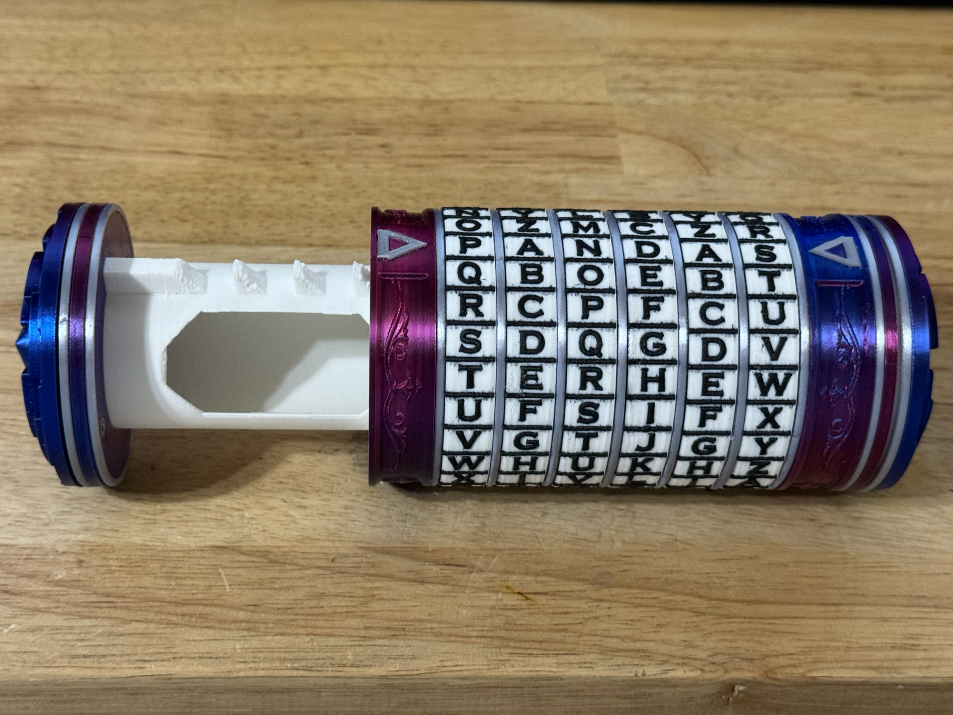Cryptex 6-Wheel Puzzle Box