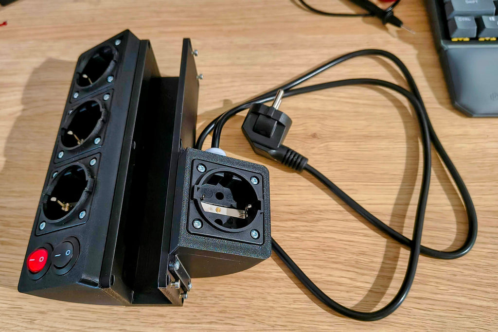 Desk Power Station & Strip - PCE Industrial Grade