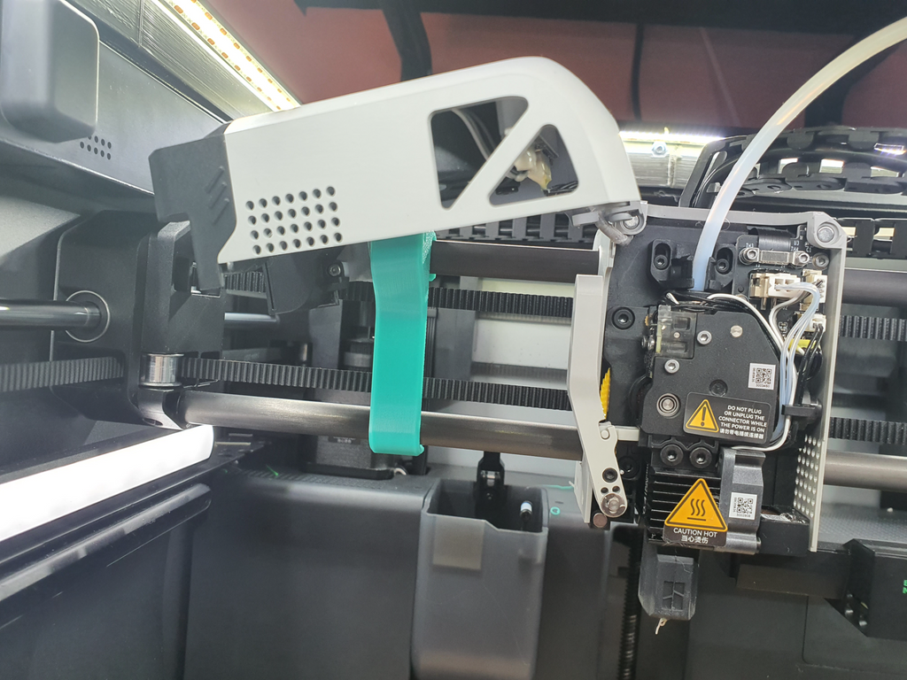 Bambu X1C Toolhead Cover Hanger and insert