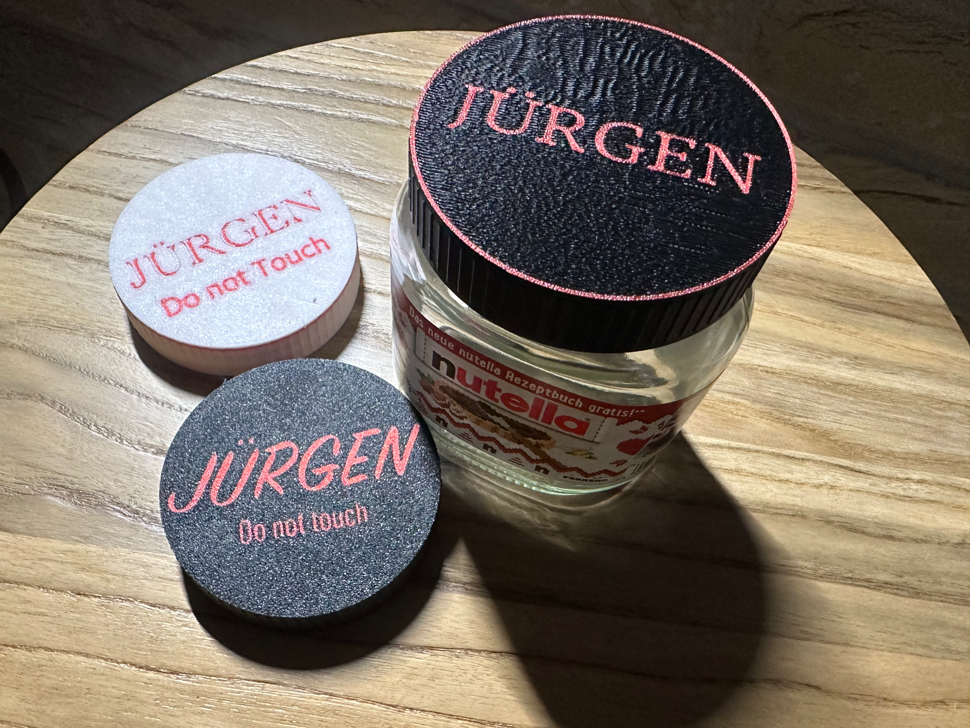 Customizable Nutella lid
