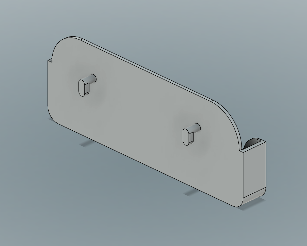 Nintendo 2DS holder for IKEA Skadis
