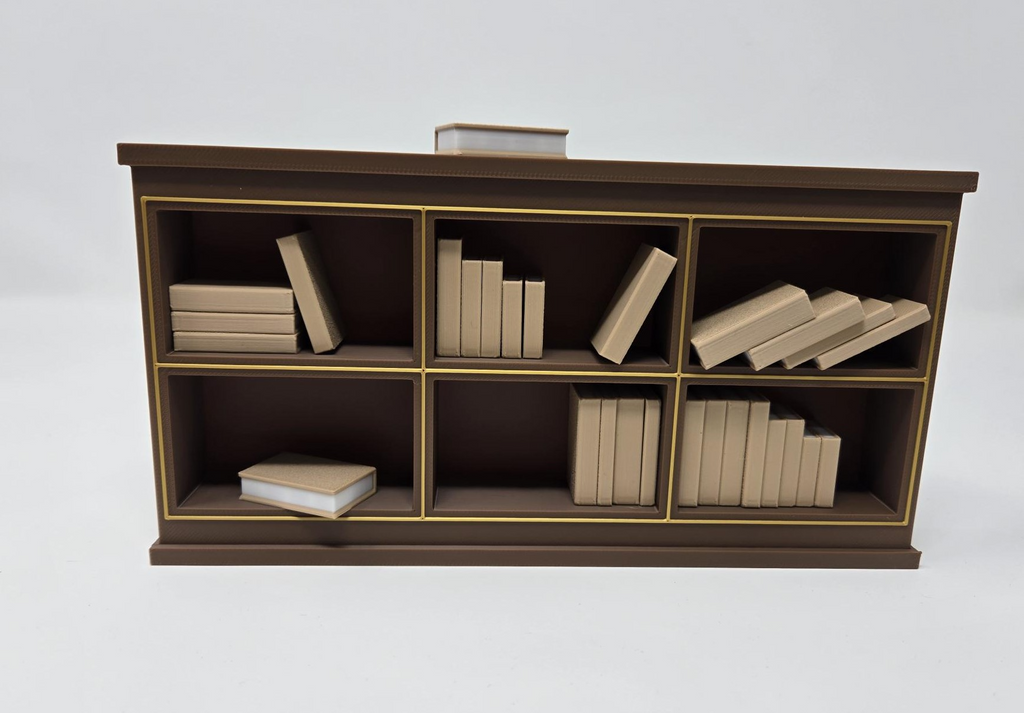 Miniature Bookcase Set